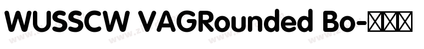 WUSSCW VAGRounded Bo字体转换